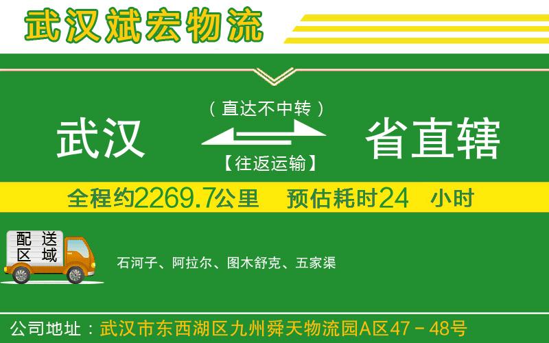 武漢到省直轄物流公司