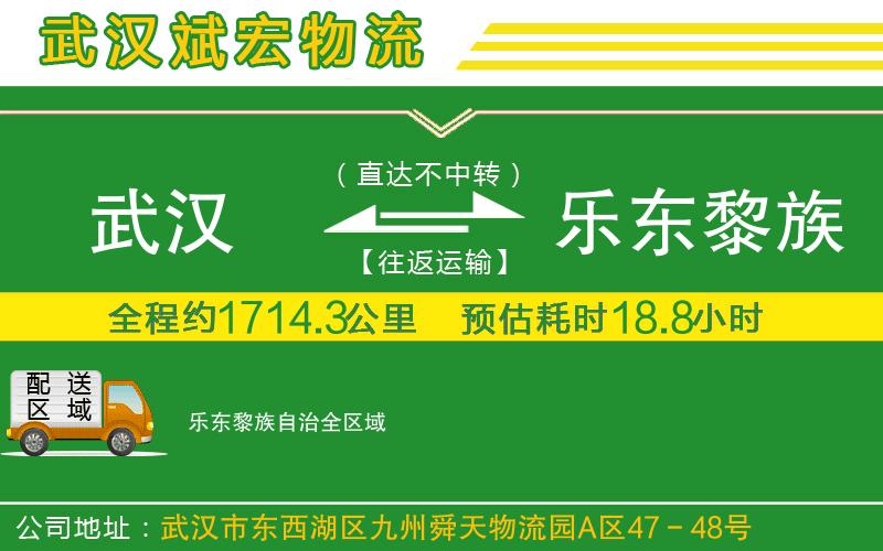 武漢到樂(lè)東黎族自治貨運(yùn)公司