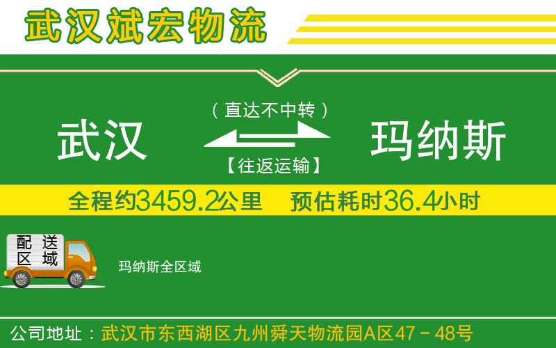武漢到瑪納斯貨運(yùn)專線
