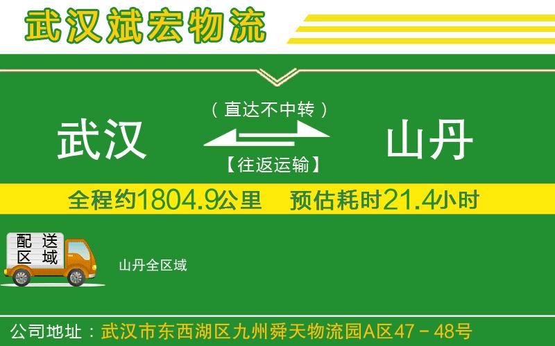 武漢到山丹貨運專線