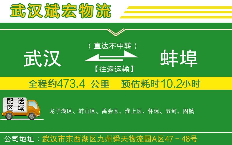 武漢到蚌埠專線