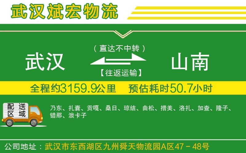 武漢到山南貨運專線