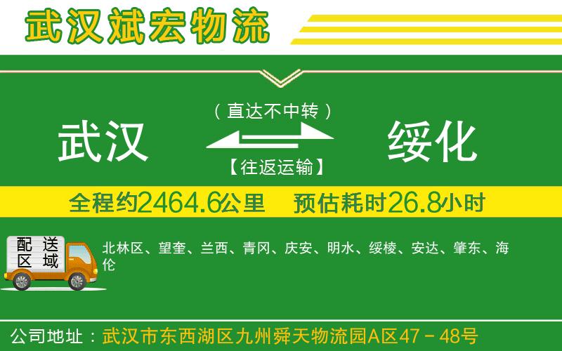武漢到綏化貨運(yùn)專(zhuān)線(xiàn)