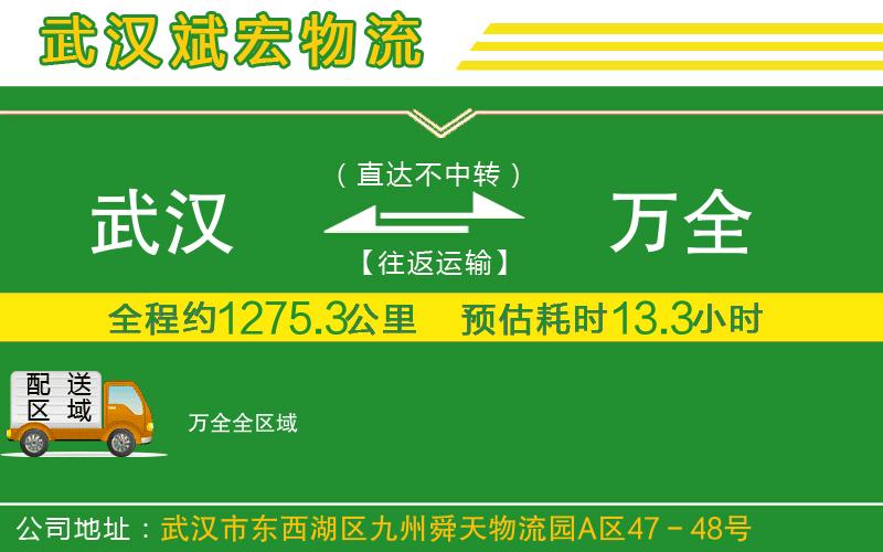 武漢至萬全貨運公司