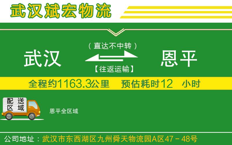 武漢至恩平貨運(yùn)公司