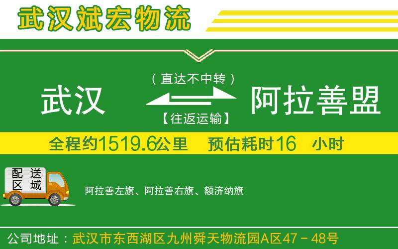 武漢到阿拉善盟貨運(yùn)