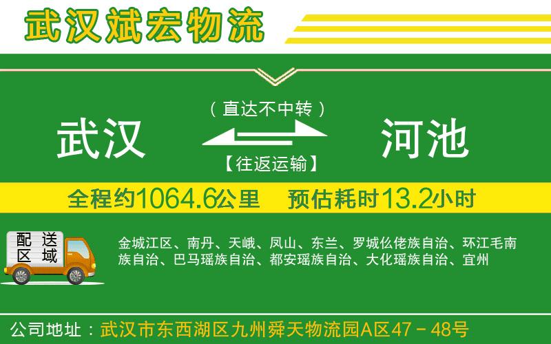 武漢到河池專線