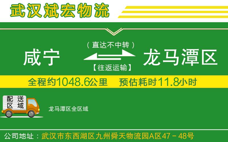 咸寧到龍馬潭區(qū)物流公司