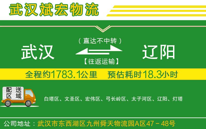 武漢至遼陽貨運