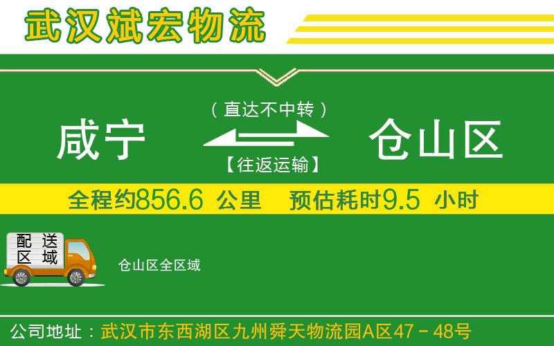 咸寧到倉山區(qū)物流公司