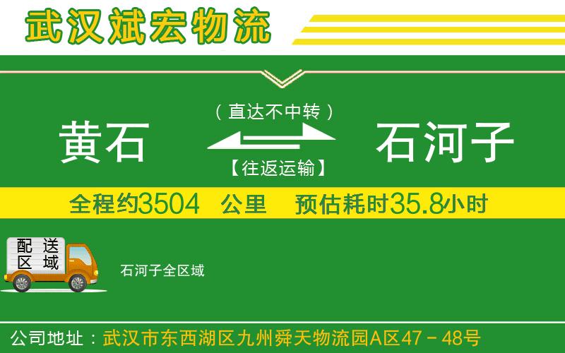 黃石到石河子物流公司