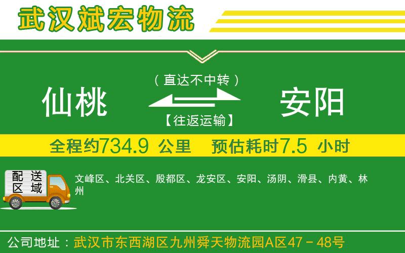 仙桃到安陽(yáng)物流公司