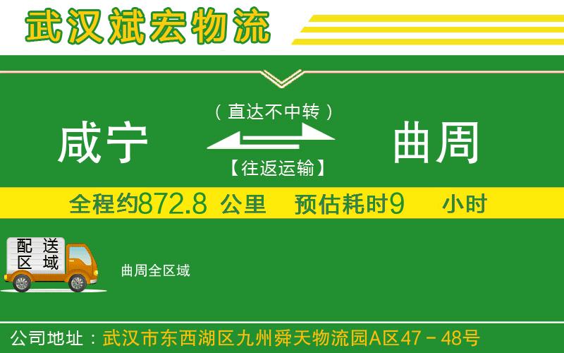 咸寧到曲周物流公司