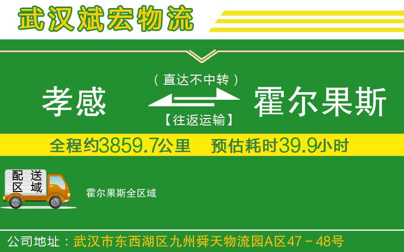 孝感到霍爾果斯物流公司