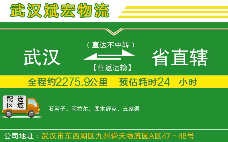 武漢到省直轄物流公司