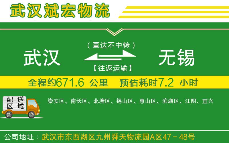武漢至無(wú)錫專線