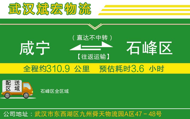 咸寧到石峰區(qū)物流公司