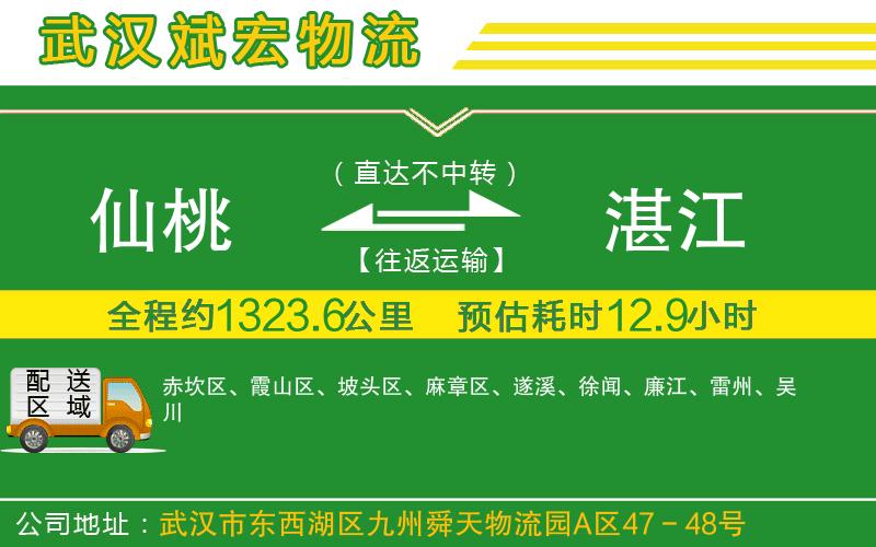 仙桃到湛江物流公司