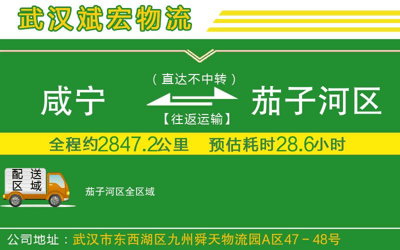 咸寧到茄子河區(qū)物流公司