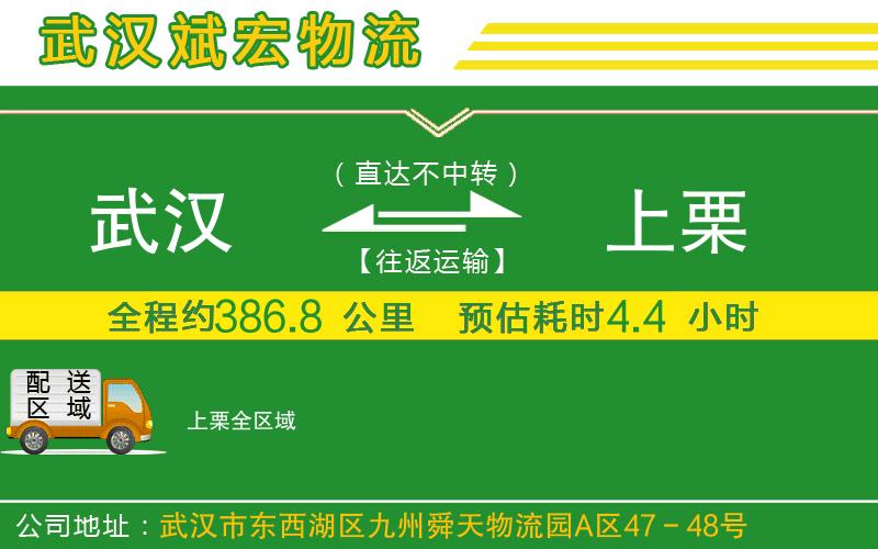 武漢至上栗專線