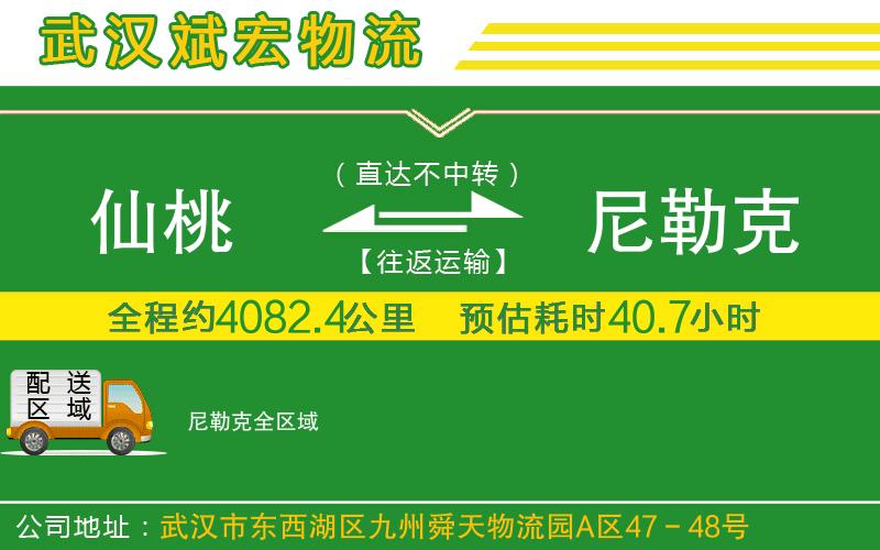 仙桃到尼勒克物流公司