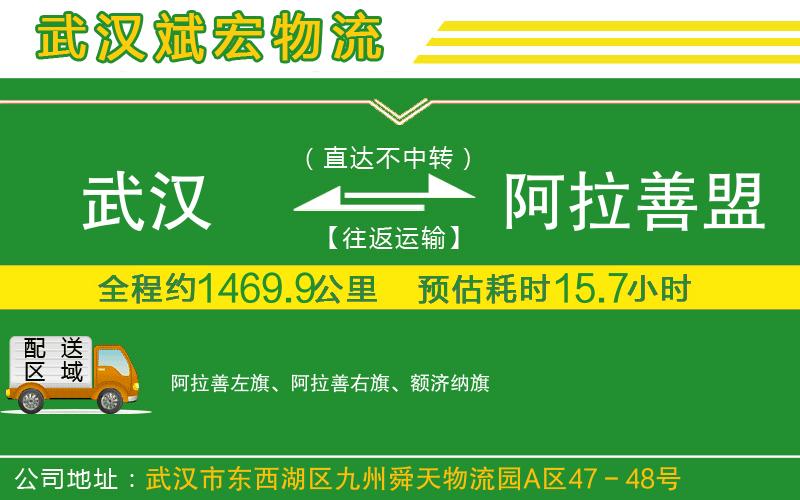 武漢發(fā)阿拉善盟物流公司