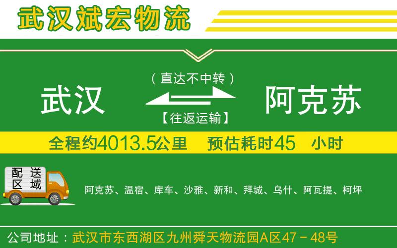武漢發(fā)阿克蘇物流公司