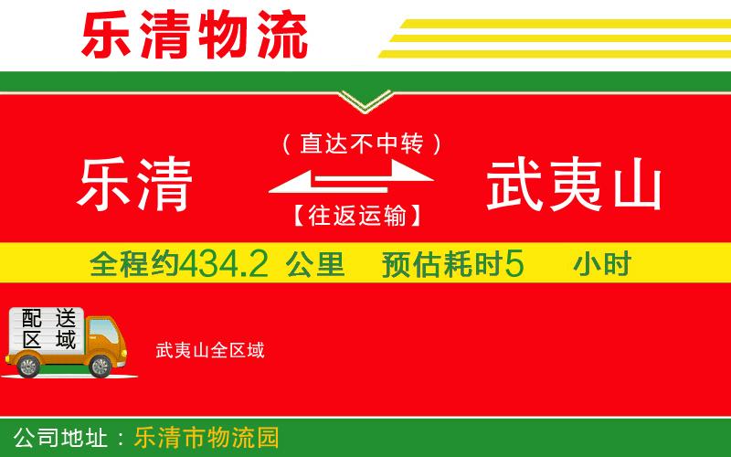 樂清到武夷山物流公司