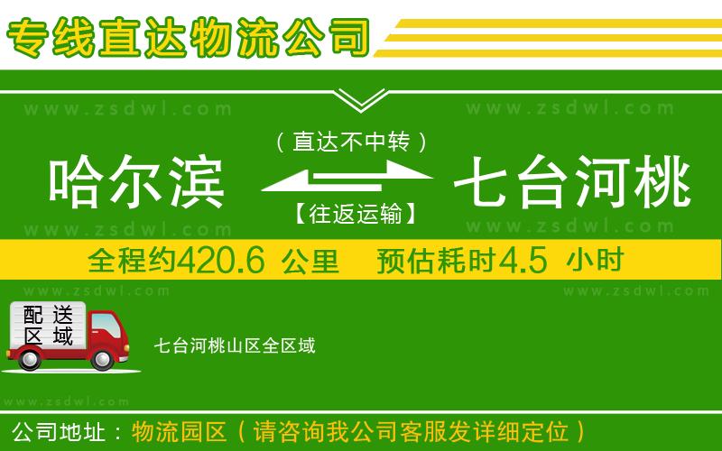 哈爾濱到七臺(tái)河桃山區(qū)物流專線