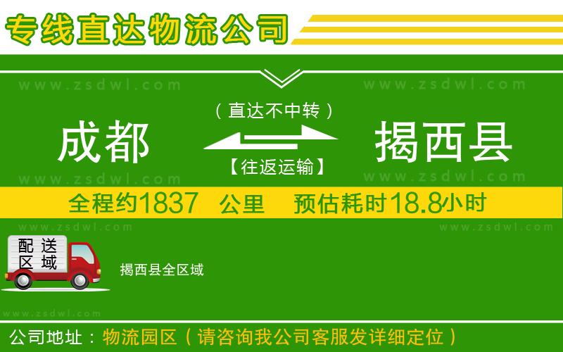 成都到揭西縣物流專線