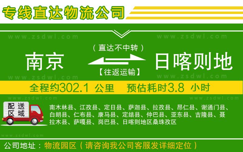 南京到日喀則地區(qū)物流公司