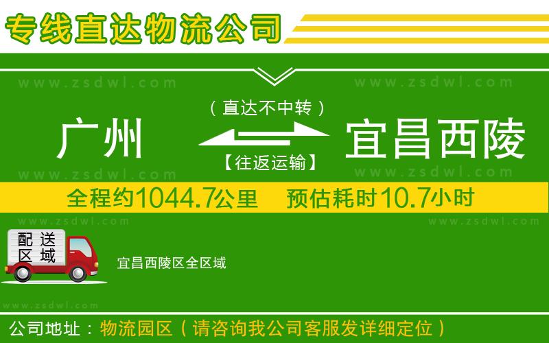 廣州到宜昌西陵區(qū)物流專線
