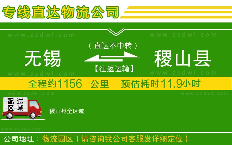 無錫到稷山縣物流專線