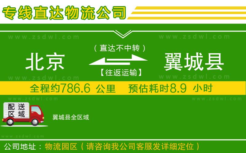 北京到翼城縣物流專線