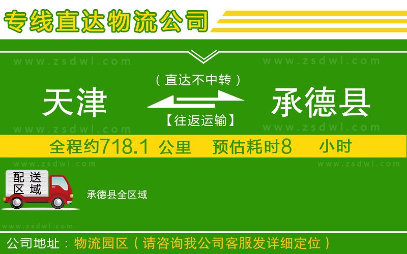 天津到承德縣物流公司