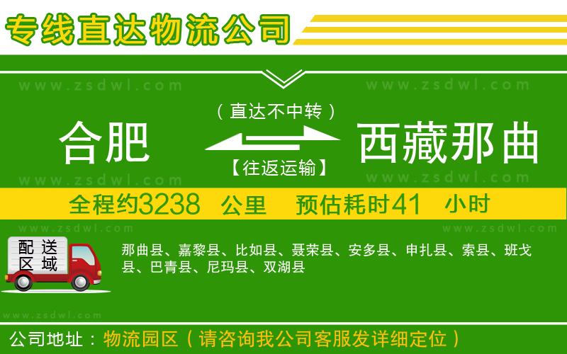 合肥到西藏那曲地區(qū)物流公司