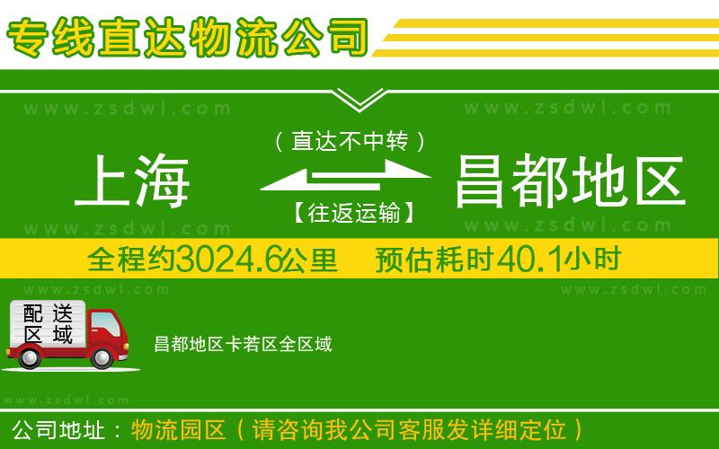 上海到昌都地區(qū)卡若區(qū)物流公司