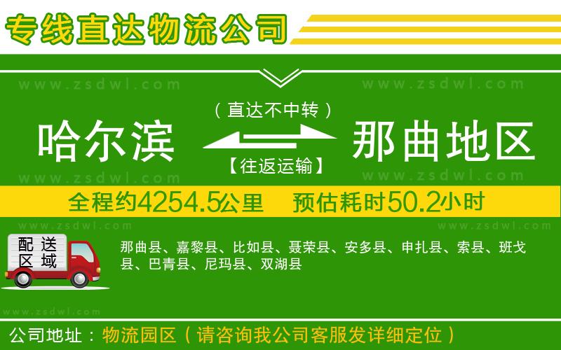哈爾濱到那曲地區(qū)物流公司