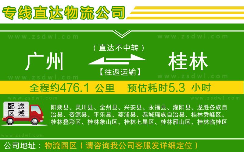 廣州到桂林物流專(zhuān)線