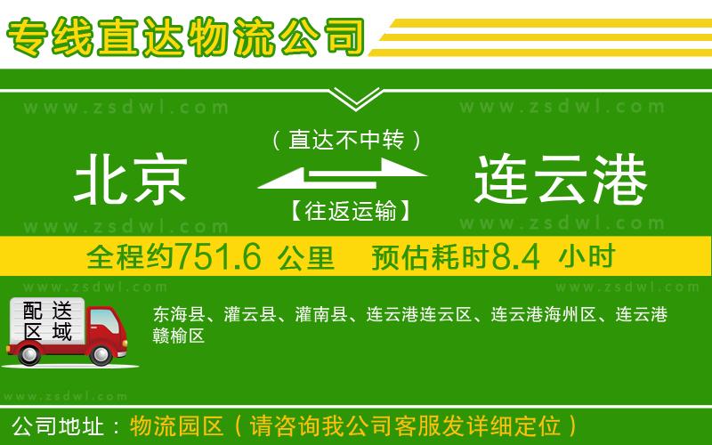 北京到連云港物流專線