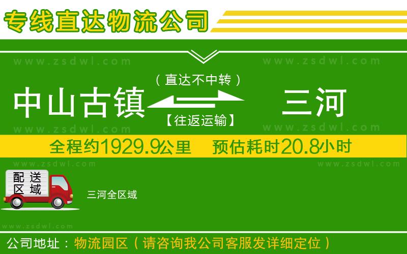中山古鎮(zhèn)到三河物流專線
