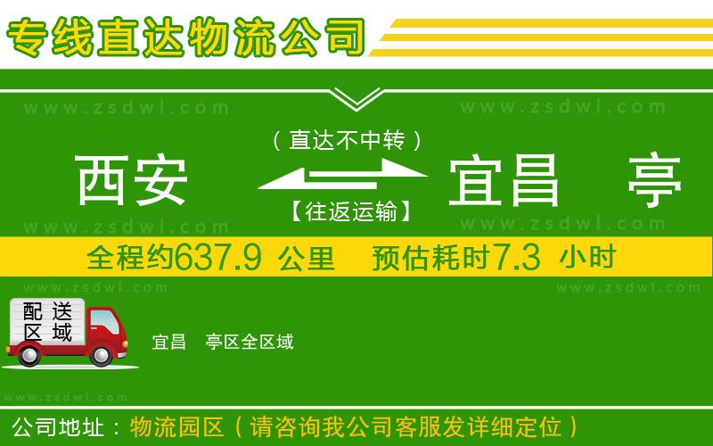 西安到宜昌猇亭區(qū)物流專線