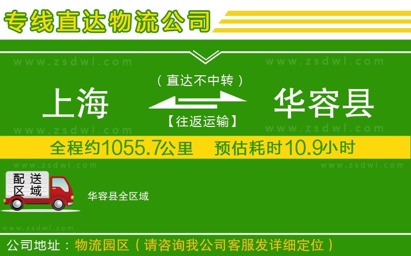 上海到華容縣物流公司