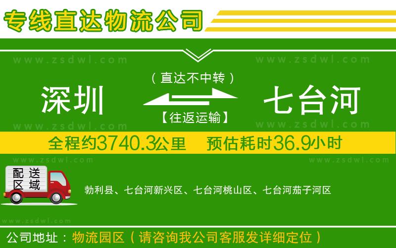 深圳到七臺河物流公司