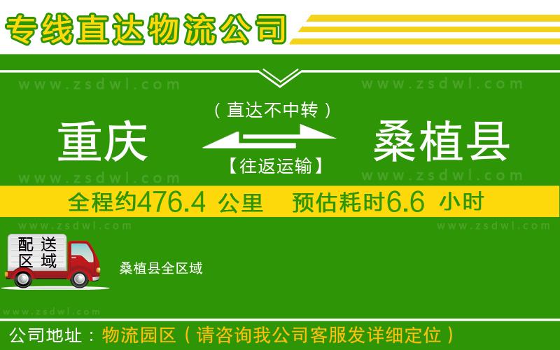 重慶到桑植縣物流公司