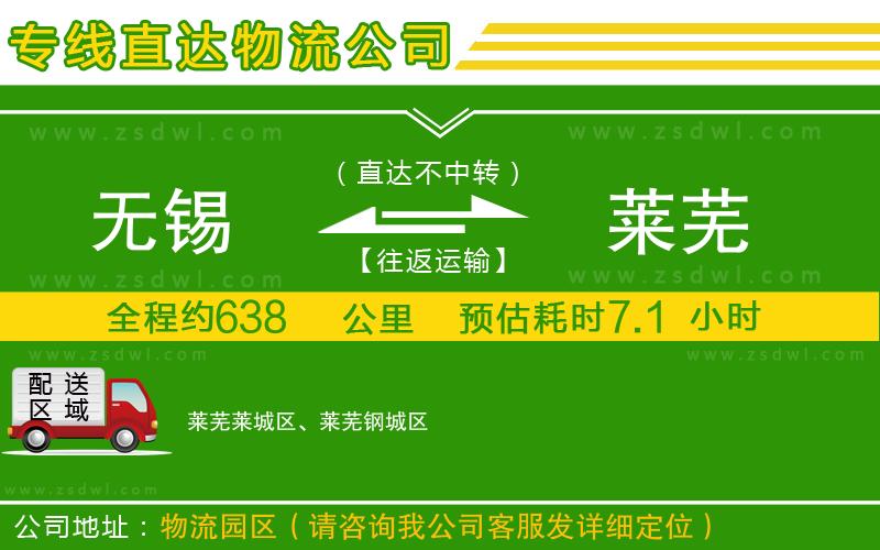 無錫到萊蕪物流專線