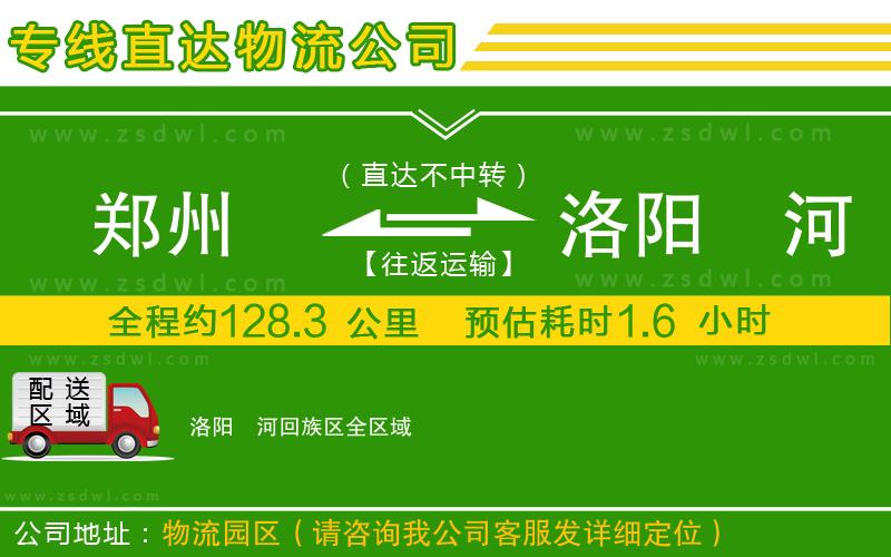 鄭州到洛陽(yáng)瀍河回族區(qū)物流專(zhuān)線