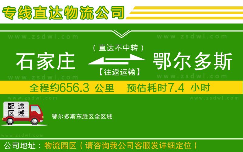 石家莊到鄂爾多斯東勝區(qū)物流公司