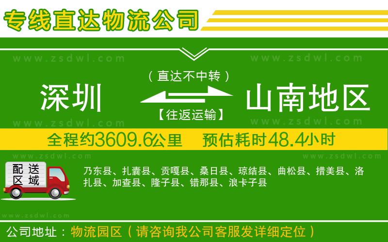 深圳到山南地區(qū)物流公司