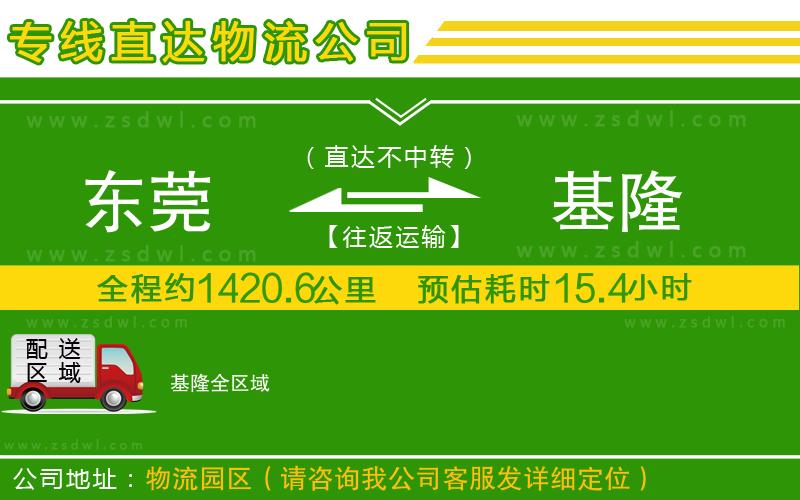 東莞到基隆物流公司